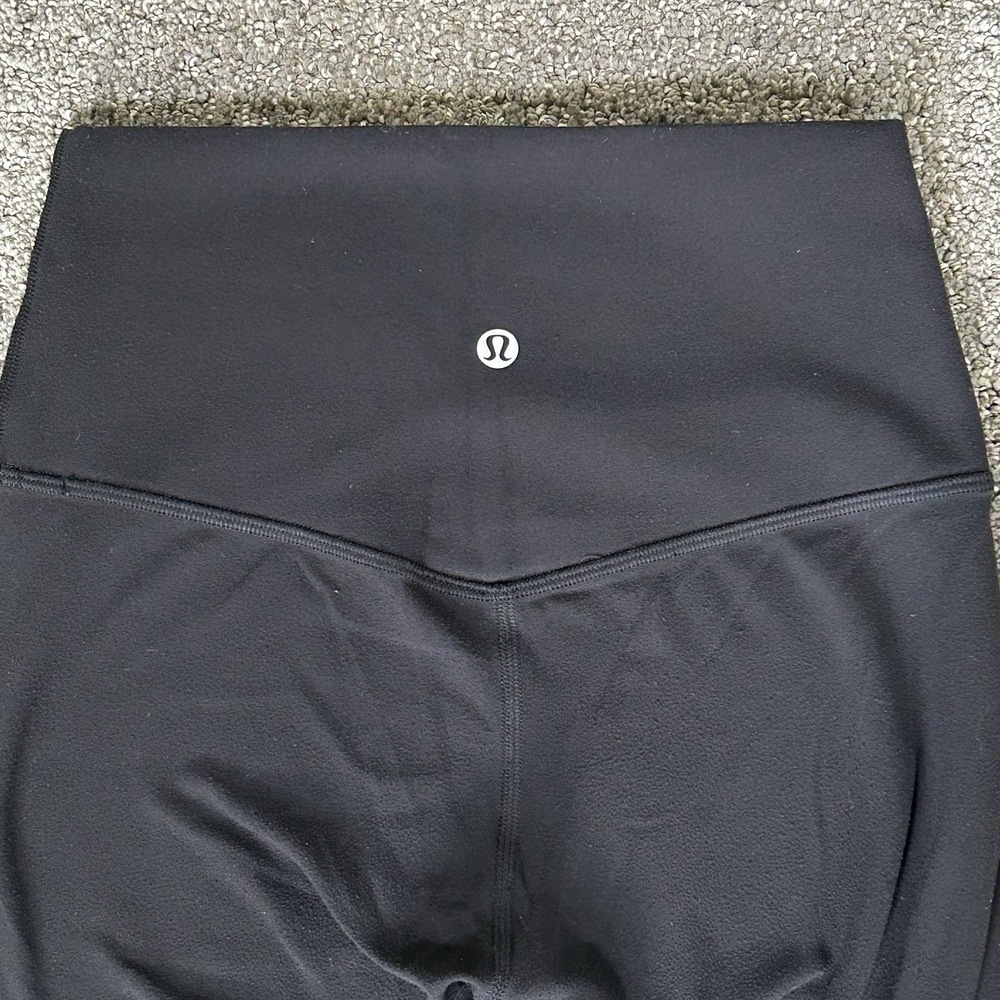2 Pair LULULEMON Align Cropped Leggings- Women's 4 - Black & Camo EUC - Picture 4 of 13
